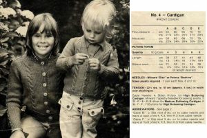 Patons Totem 480 - 11 childrens designs - 4 Cardigan