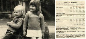 Patons Totem 480 - 11 childrens designs - 9 Jumper