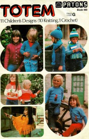 Patons Totem 480 - 11 childrens designs - product image - front cover
