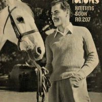 Patons KB 207 - for men - front cover - huntsman