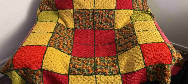 Crochet blanket donated to KOGO