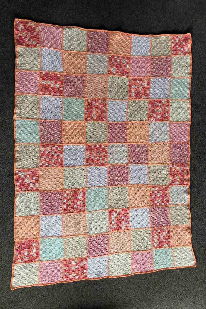 Crochet blanket donated to KOGO