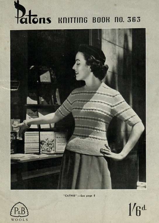 Patons KB 363 - front cover - cathie