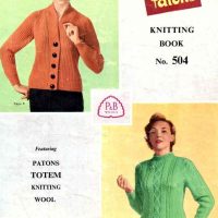Patons KB 504 - front cover