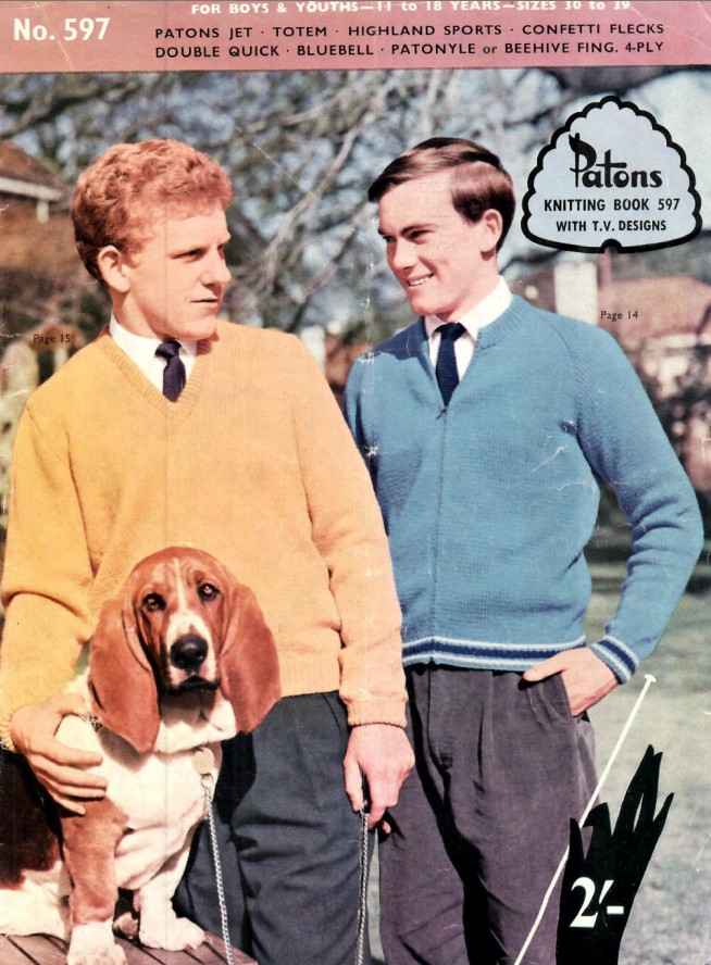 Patons KB 597 - For boys and youths 11 to 18 - front page