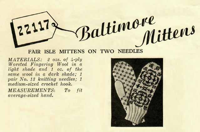 Paragon 51 - baltimore mittens - 22117