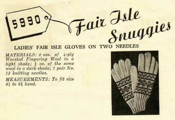 Paragon 51 - fair isle snuggies - 5990