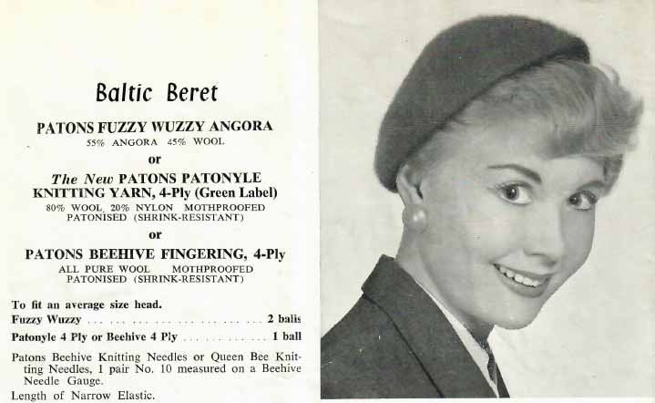 Patons 524 - Ladies and girls hats - baltic beret