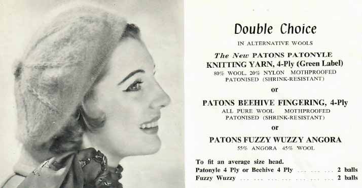 Patons 524 - Ladies and girls hats - double choice