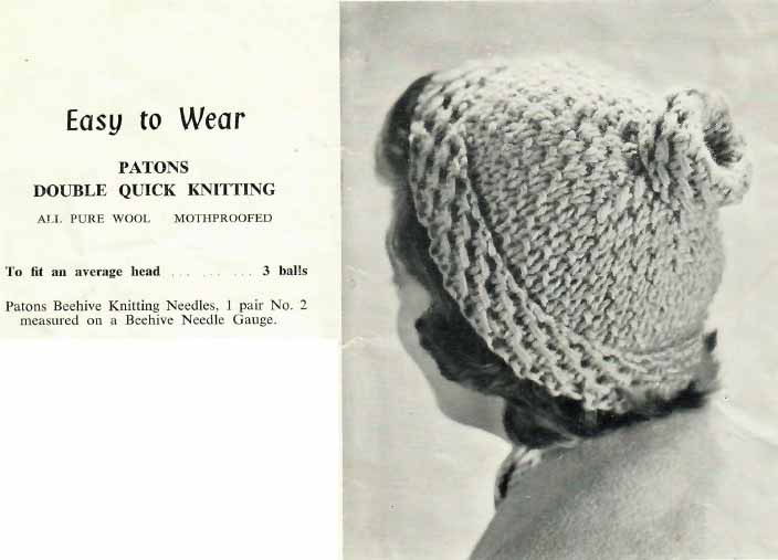 Patons 524 - Ladies and girls hats - easy to wear