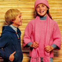Patons totem 120 - Hooded Jumper and Jumper Hat and Scarf - FC
