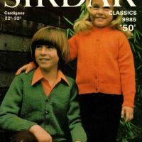 Sirdar 9985 - Classics Cardigans - front cover