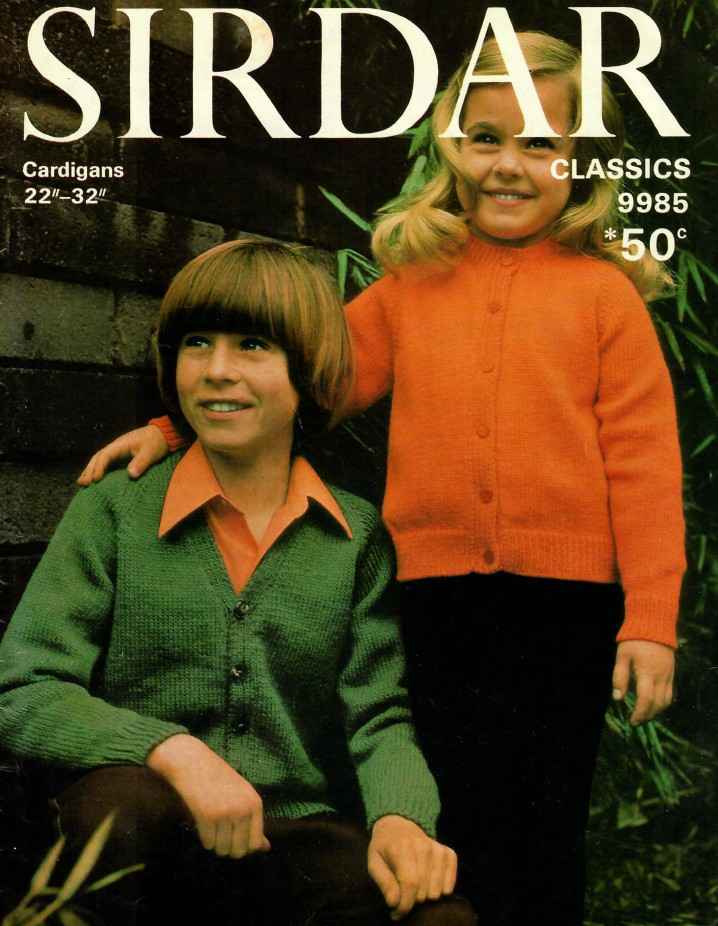 Sirdar 9985 - Classics Cardigans - front cover