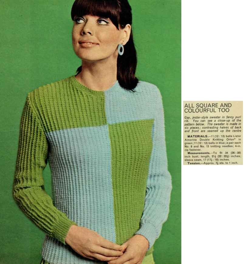 Womans Own - Top Fashion KB - all square and colourful too