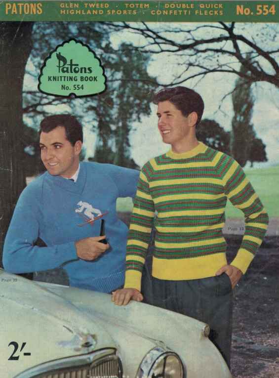 Patons 554 - Back Cover