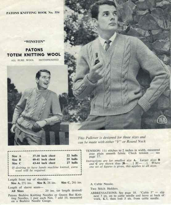 Patons 554 Booklet - Winston