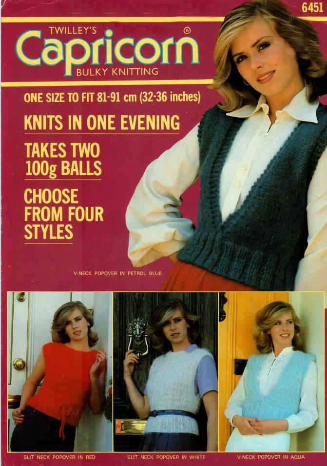 Capricorn 6451 - Bulky Knitting - front cover
