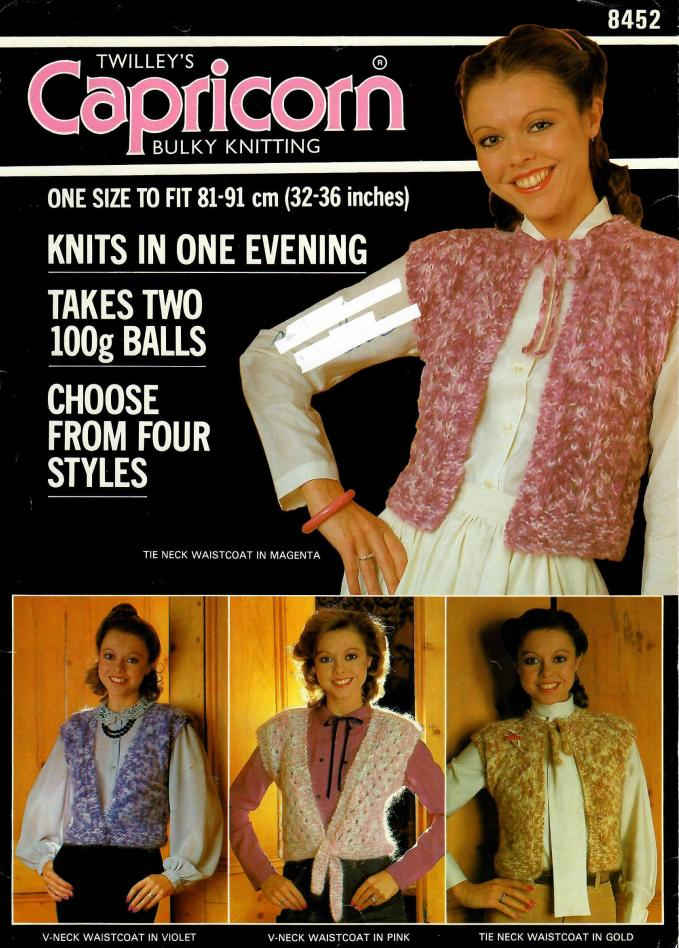 Twilleys Capricorn 8452 - Bulky Knitting - front cover