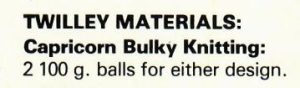 Capricorn 6451 - Bulky Knitting - materials