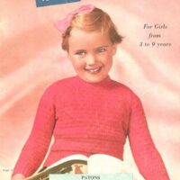 Patons 505 for girls from 3 to 9 years - front cover