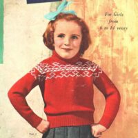 Patons 506 for girls from 6 to 14 years - front cover