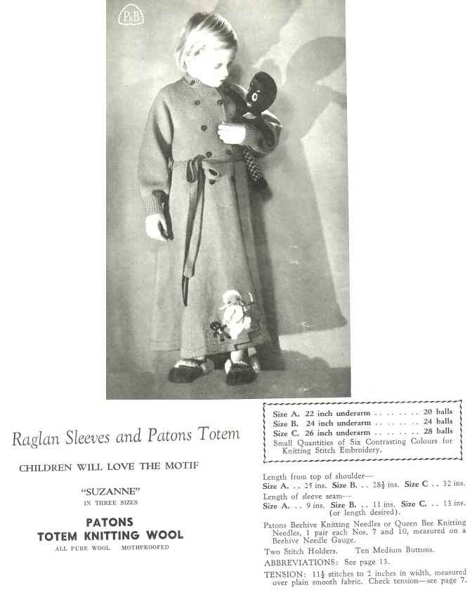 Patons 560 from 18 months to 6 years - suzanne