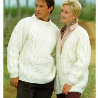 Sirdar 5554 Sweater and Cardigan - front cover